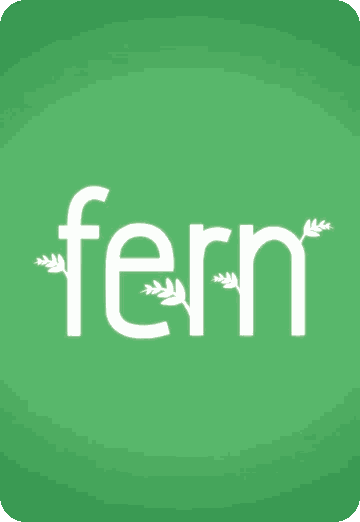Fern card back