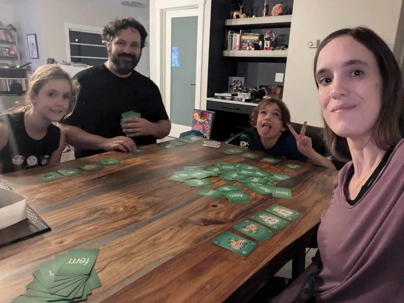 Friends and family playing Fern